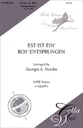 Es ist ein Ros Entsprungen SATB choral sheet music cover